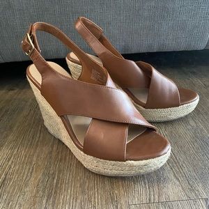 American Eagle by Payless Wedge Sandal in Neutral Brown